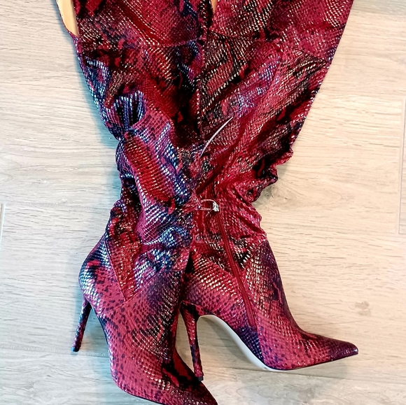jessica simpson python boots